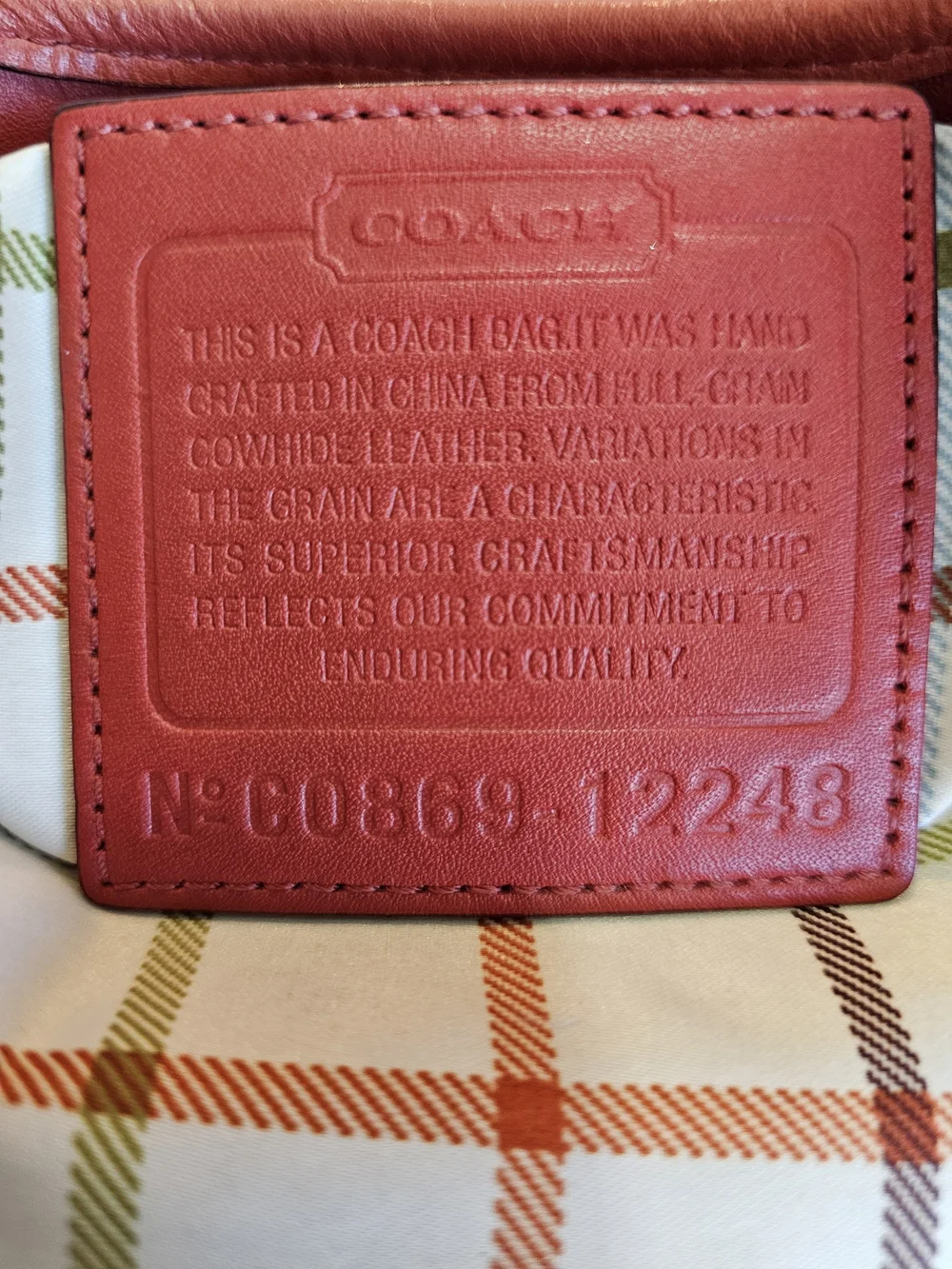 VTG Coach Ergo Pleated Kisslock Frame Satchel Bag in Burnt Orange
